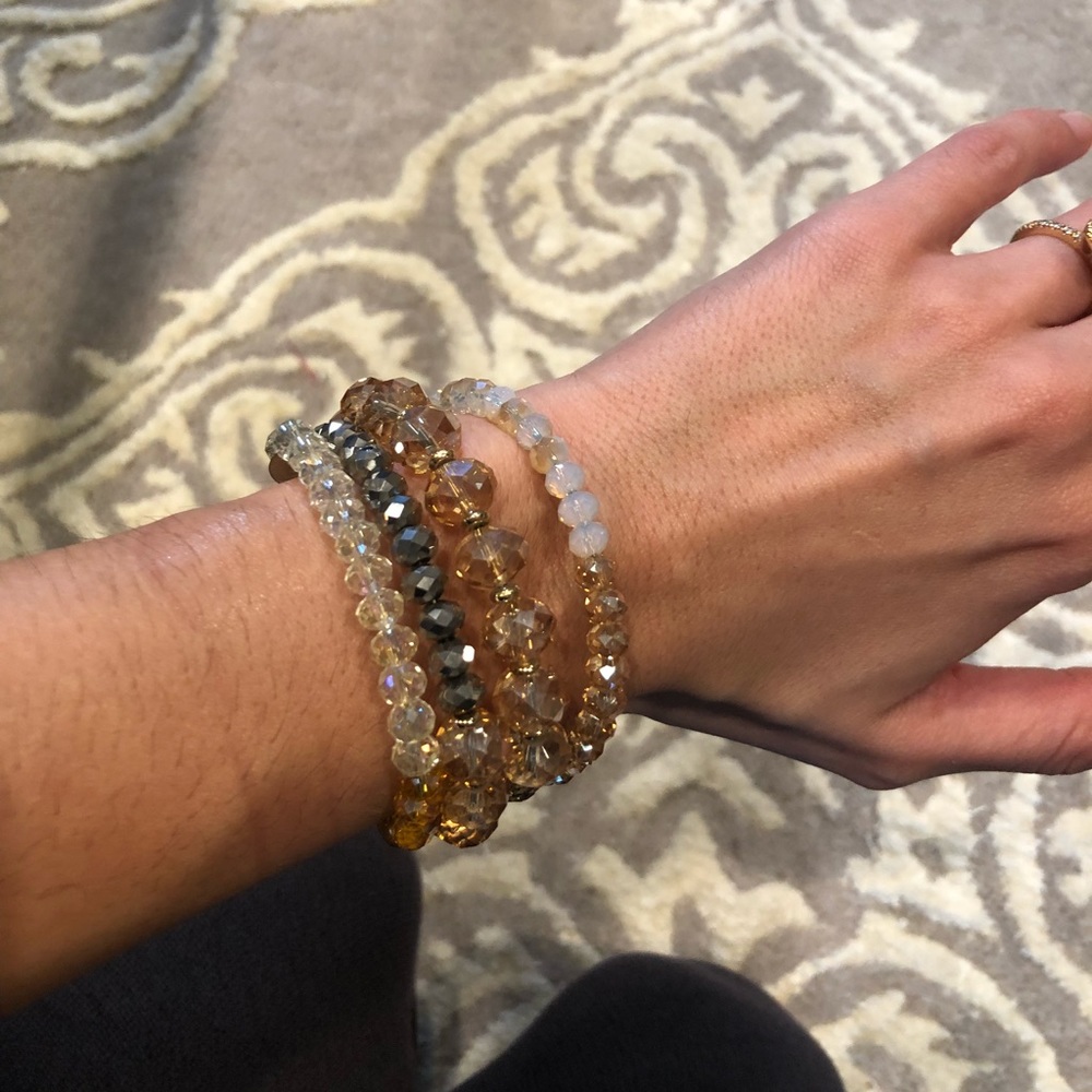 Beaded wraparound bracelet